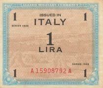 Italy 1 Lira - US Printing - 1943 - P.M10