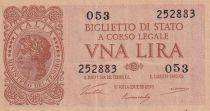 Italy 1 Lire - Italia - 1944 - P.29a
