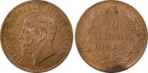 Italy 10 Centesimi Vittorio Emanuele II - 1863 PCGS MS 63 BN