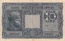 Italy 10 Lire - Jupiter - 1944 - P.32