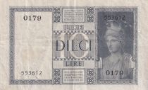 Italy 10 Lire - King Vittorio Emanuele - 1935 -  P.25a
