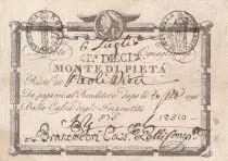 Italy 10 Paoli Monte Di Pieta - 1798