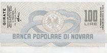 Italy 100 Lire Banco Popolare di Novara - 1977 - Novara - UNC