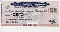 Italy 100 Lire Credito Artigiano - 1977 - Milano - UNC