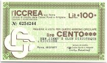Italy 100 Lire ICCREA - New Jimmy - Discoteque  - 1977 - UNC