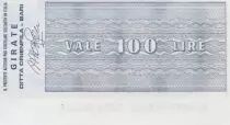 Italy 100 Lire Istituto Bancario Italiano - 1977 - Bari - UNC