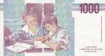 Italy 1000 Lire - M. Montessori - Students - 1990 - Serial MC - P.114