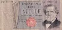 Italy 1000 Lire - Verdi - 1979 - Serial  PD - P.101f