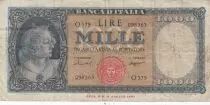 Italy 1000 Lire Italia - 1959 - VF - Serial O.379 - P.88c