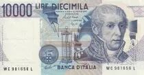 Italy 10000 Lire - A. Volta - 1984 - Serial WC - P.112b