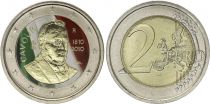 Italy 2 Euros - Cavour - Colorised - 2010