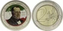 Italy 2 Euros - Cavour - Colorised - 2010