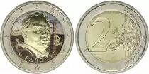 Italy 2 Euros - Giovanni Pascoli - Colorised - 2012