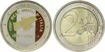 Italy 2 Euros - Unification of Italy - Colorised - 2011