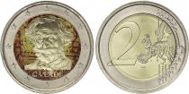 Italy 2 Euros - Verdi - Colorised - 2013