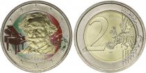 Italy 2 Euros - Verdi - Colorised - 2013