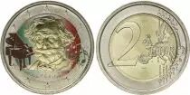 Italy 2 Euros - Verdi - Colorised - 2013