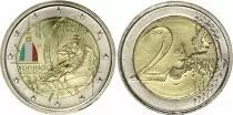 Italy 2 Euros - Winter Games of Torino - Colorised - 2006