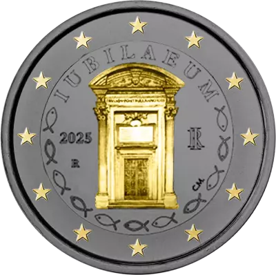 Italy 2 Euros Commemo. Ruthenium 2025 - Jubilee 2025 - Holy Year