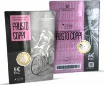Italy 5 Euro Fausto Coppi - 2019 - in folder