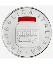 Italy 5 Euros - Silver - BE - Nutella - Red version - 2021