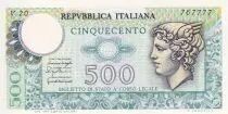 Italy 500 Lire - Mercury - 1976 - Serial V.20 - P.95