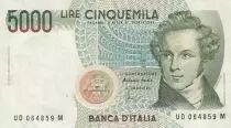 Italy 5000 Lire - V Bellini - 1985 - Serial UD - P.111b