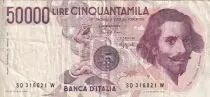 Italy 50000 Lire - Gian L. Bernini - 1984 - Serial SD - P.113a