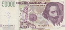 Italy 50000 Lire - Gian L. Bernini - 1992 - Serial PB - P.116b