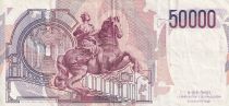 Italy 50000 Lire - G.L. Bernini - Equestrian statue - 1984 - VF - P.113a