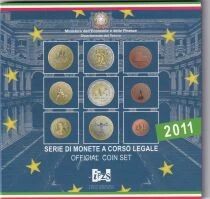 Italy BU Euro Set - 1 cent to 2 euros + 2 commemorative euros - 2011