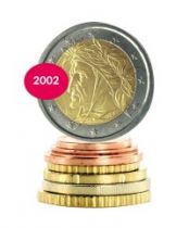 Italy Italie 2002 - 8 monnaies en euro