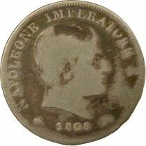 Italy Napoleon I - 15 Silver Soldi - 1808 M Milan