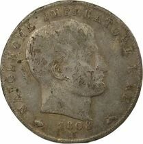 Italy Napoleon I - Silver Lira - 1808 M Milan