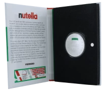Italy Nutella - Green version - 5 Euros Silver Colour ITALY 2021 - Italian Excellence