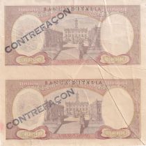 Italy Sheet of 2 false 10000 lire - Michelange - 1962 - P.97x