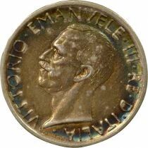 Italy Victor Emmanuel III - 5 Silver Lire - 1927 R Rome