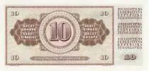 Iugoslavia 10 Dinara - Steelworker - 1968