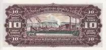 Iugoslavia 10 Dinara - Worker - Factory - 1965 - Serial EN - P.78a