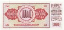 Iugoslavia 100 Dinara - 1981 - Replacement - P.90b