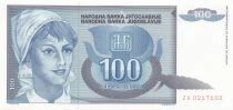 Iugoslavia 100 Dinara - 1992 - Replacement - P.112