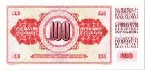 Iugoslavia 100 Dinara - Equestrian statue Peace of Augustincic - 1965