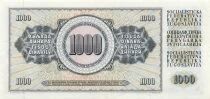 Iugoslavia 1000 Dinara - 1981 - Replacement - P.92d