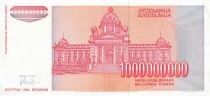 Iugoslavia 1000000000 Dinara - 1993 - Replacement - P.126