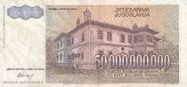 Iugoslavia 50 Milliards Dinara - Serbian Prince Milan Obrenovich - 1993 - Serial AA - P.136