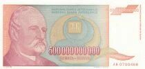 Iugoslavia 500000000000 Dinara - J.J. Zmaj - 1993 - P.137