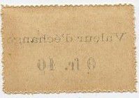 Ivory Coast 0.10 Franc Postage Stamp - 1920