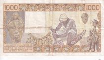 Ivory Coast 1000 Francs - Woman - 1989 - Lettre K (Senegal) - Serial D.022 - P.707Ki