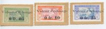 Ivory Coast SET.1 0.4 F, Set of 3 Postage Stamp : 0.05F - 0.10F - 0.25F