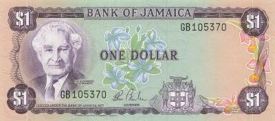 Jamaica 1 Dollar - Sir Bustamante - ND (1982-1986) - P.64